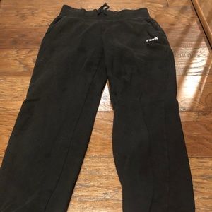 Black Joggers From PINK; Great Condition